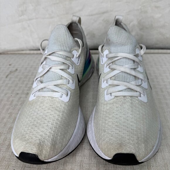 Nike Infinity Men’s React Running Shoes Size 10 White & Multicolor - Picture 2 of 10